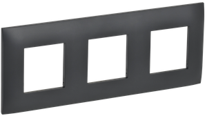 SKANDY Рамка 3-местная SK-F03T титан IEK (IEK) SK-M32-K48
