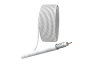 Кабель коаксиальный RG-6U 75 Ом CCS/(оплётка Al 48%) PVC цвет белый 100м SIMPLE (ЭРА) Б0044596