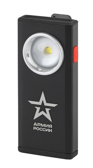 Фонарик кемпинговый с магнитом и диммером, зарядка от USB, крючок, RA-802 Офицерский Армия России (ЭРА) Б0036609