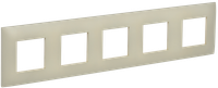 SKANDY Рамка 5-местная SK-F01B бежевый IEK (IEK) SK-M52-K10