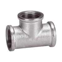 Тройник ВВВ 3/4'х3/4'х3/4' никелированный (AQUALINK) 02569
