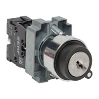 Переключатель BG21 2P с замком не возвратный NO (EKF) xb2-bg21