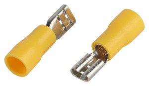 Разъем плоский NO-225-37 РпИм 5.5-6-0.5 изолированный «розетка» (упаковка 10 штук) (ЭРА) Б0063361