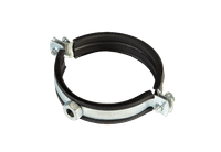 Хомут трубный с рез.профилем (25-28мм) 3/4' M8 оцинкованный (KMP) ХТР (25-28мм) 3/4 M8