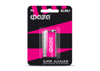 Элемент питания, крона 6LR61 Super Alkaline, блистер, 1шт. (ФАZА) 2858412