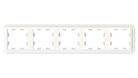 ATLASDESIGN ANTIQUE 5-постовая рамка, универсальная, ЖЕМЧУГ (Systeme Electric) ATN100405