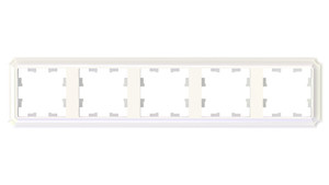 ATLASDESIGN ANTIQUE 5-постовая рамка, универсальная, ЖЕМЧУГ (Systeme Electric) ATN100405