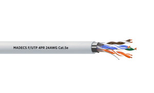 Витая пара F/UTP 4PR 24AWG Cat.5е экранированная(DCM Test Report) Польша (ЕКС)