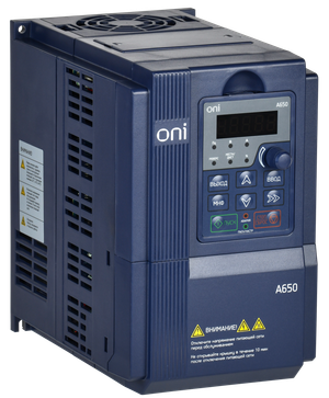 Преобразователь частоты A650 380В трехфазный 3,7 кВт 9,5А M (ONI) A650-33E037TM