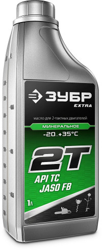 Минеральное масло для 2-тактных двигателей 2Т-М, 1 л (ЗУБР) 70600-1