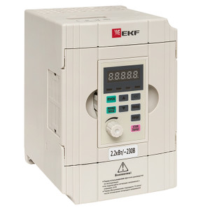 Преобразователь частоты 2.2/4кВт 1х230В VECTOR-100 (EKF) VT100-2R2-1B