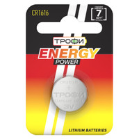 Батарейка Трофи CR1616-1BL ENERGY POWER Lithium (10/240/43200) (ЭРА) Б0003645