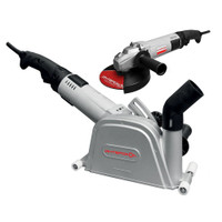 Система профессиональной бетонообработки 2 в 1: бороздодел (штроборез) + угловая шлифовальная машина ИНТЕРСКОЛ ПД-125/1800Э + УШМ-150/1800Э (Интерскол) 717.1.0.70