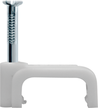 Скоба 4мм плоская пластиковая (50шт) (Navigator Group) 71079