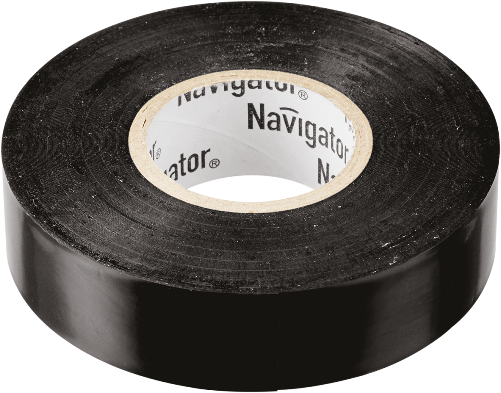 Изолента ПВХ черный 15мм 20м (Navigator Group) 71103