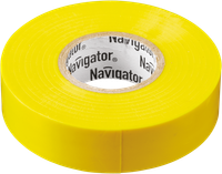 Изолента ПВХ желтая 15мм 20м (Navigator Group) 71105