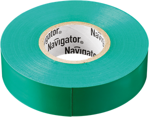 Изолента ПВХ зеленая 15мм 20м (Navigator Group) 71106