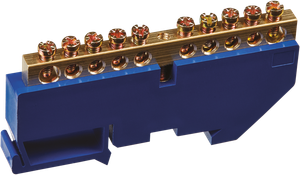 Шина нулевая на DIN-изол NBB-M69-10D/B (Navigator Group) 71154
