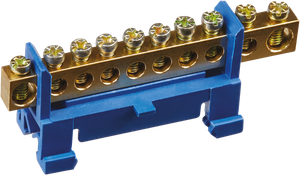 Шина нулевая на DIN-изоляторе тип Стойка NBB-M69-10P/B (Navigator Group) 71182