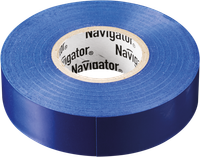 Изолента ПВХ синяя 15мм 10м NIT-B15-10/B (Navigator Group) 71233