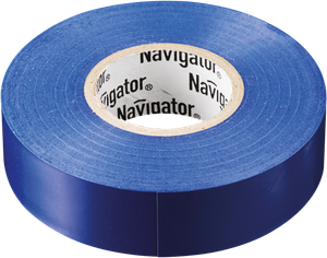 Изолента ПВХ синяя 15мм 10м NIT-B15-10/B (Navigator Group) 71233