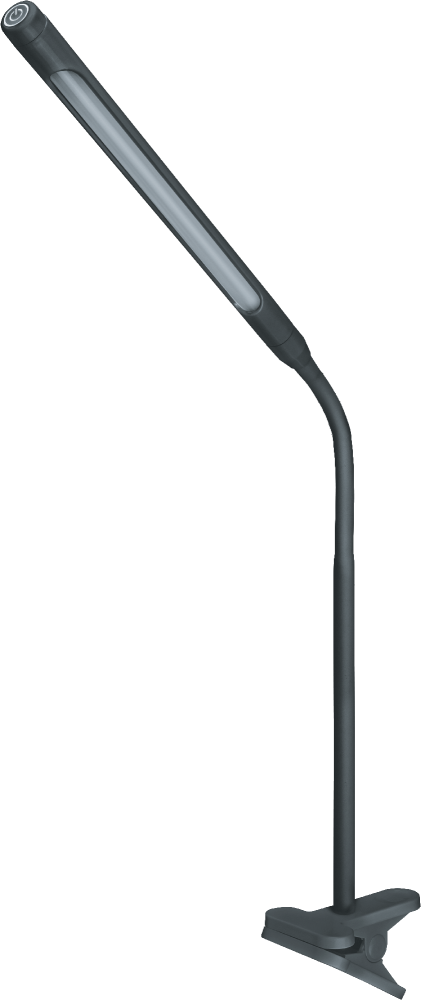 Светильник настольный светодиодный NDF-C004-7W-4K-BL-LED на прищепке гибкий черный (Navigator Group) 71573