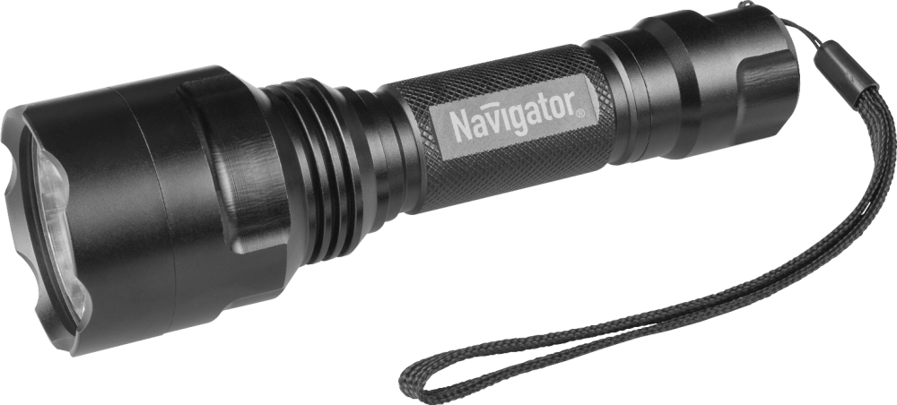 Фонарь светодиодный NPT-P03-18650 1 LED CREE 10Вт аккумуляторный металл (Navigator Group) 71583