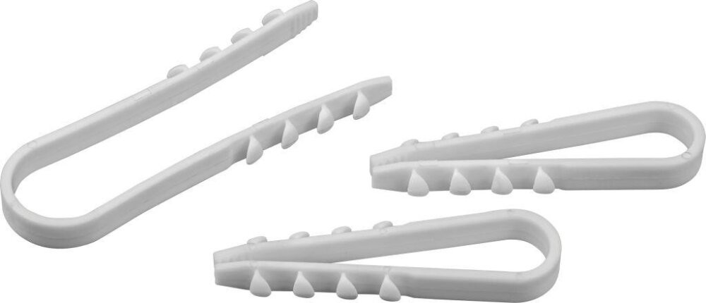Дюбель-хомут 5-10мм нейлон белый (50шт) (Navigator Group) 71848