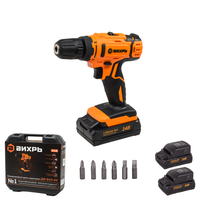 Дрель-шуруповерт аккумуляторная ДА-24Л-2к (2,0 А/ч) (Вихрь) 72/14/18