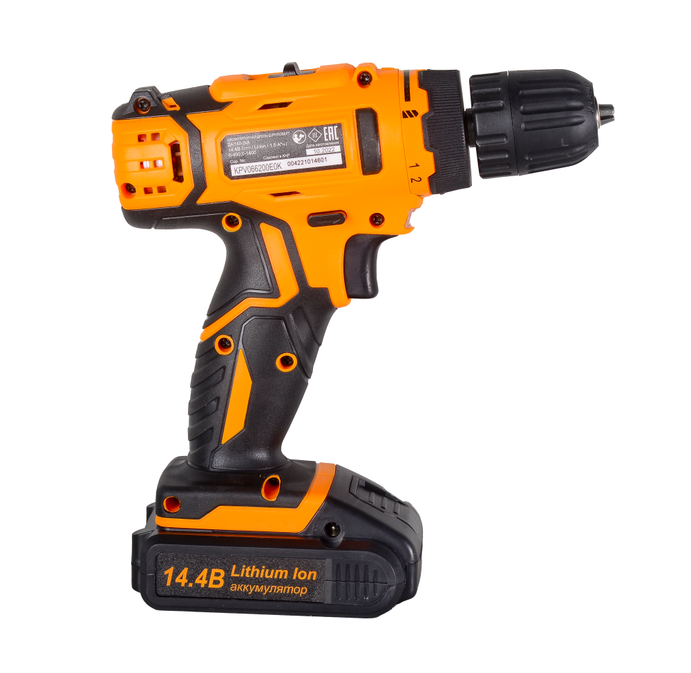 Дрель-шуруповерт аккумуляторная ДА-14Л-2KА (ДА-14Л-2K) (1.5 А/ч) (Вихрь) 72/14/20
