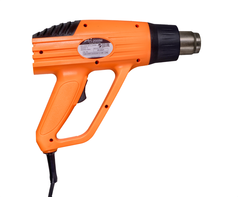 Фен промышленный (термопистолет) ТП-2000М (Вихрь) 72/2/2