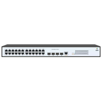 Коммутатор управляемый L2 24 порта RJ45/SFP 10 100 1000 Мб/с PoE 370Вт (SNR) SNR-S2982G-24T-POE-E