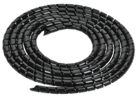 Спираль монтажная СП-09 черная (2м/упак) IEK (IEK) USWB1-09-02-K02