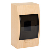 Щит распределительный навесной ЩРН-П- 4 светлое дерево IP41 PROxima (EKF) pb40-n-4-light