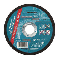 Круг отрезной по металлу, 125x1,2x22,2 мм, WA60TBF (GROSS) 74369