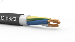 Кабель силовой ВВГнг(А)-LSLTx 3х2,5 ок (N,PE)-0,66 ТРТС  100м (Ивановский кабельный завод)