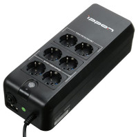 Источник бесперебойного питания Offline Back Verso 600 ВА/300 Вт, фазы 1/1,Tower 6хSchuko, c АКБ (IPPON) 751617