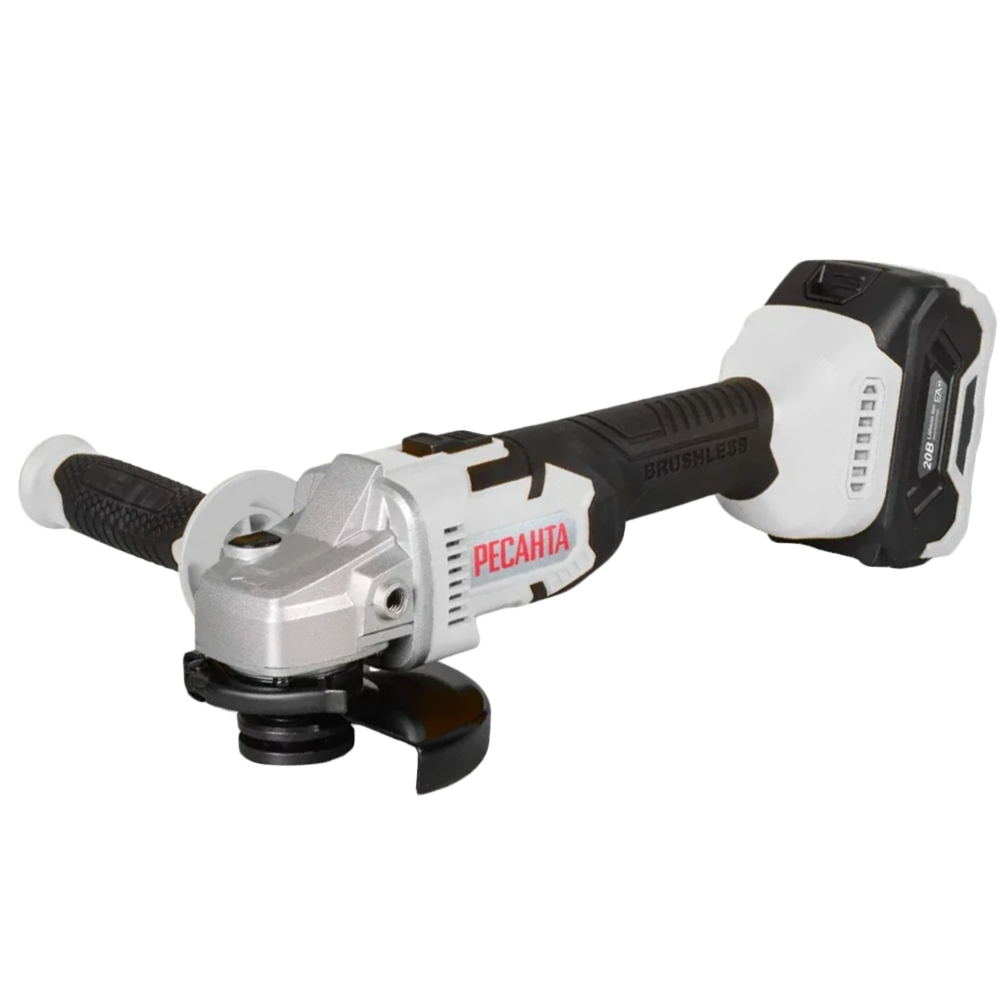 Углошлифовальная машина аккумуляторная АУШМ-125/20Li EA+ (Ресанта) 75/12/13