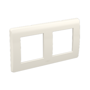 BRAVA Рамка 2 поста 4 модуля белая (DKC) 75012W