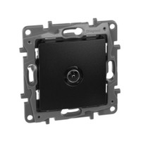 Розетка TV тип звезда антрацит ETIKA (IEK) 672651