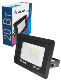 Прожектор светодиодный ДО-20Вт 6500К 1600Лм IP65 (Космос) K_PR5_LED_20