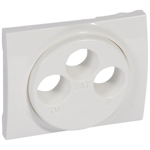 Galea Life Панель лицевая для розетки телевизионной RD-SAT white (Legrand/Daccord) 771073
