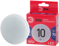 Лампа светодиодная LED 10 Вт 800Лм 6500К таблетка (GX53) холодный GX53 220-240В LED GX-10W-865-GX53 Red Line (ЭРА) Б0045328