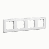 CARIVA Рамка 4 поста белая (Legrand/Daccord) 773654