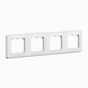 CARIVA Рамка 4 поста белая (Legrand/Daccord) 773654