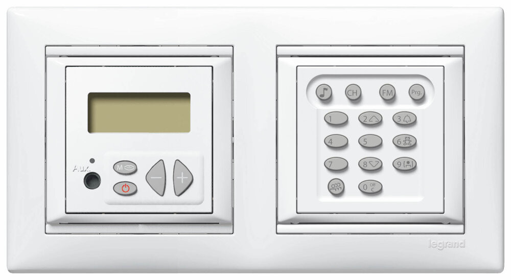 VALENA Рамка 2 поста горизонтальная белая (Legrand/Daccord) 774452