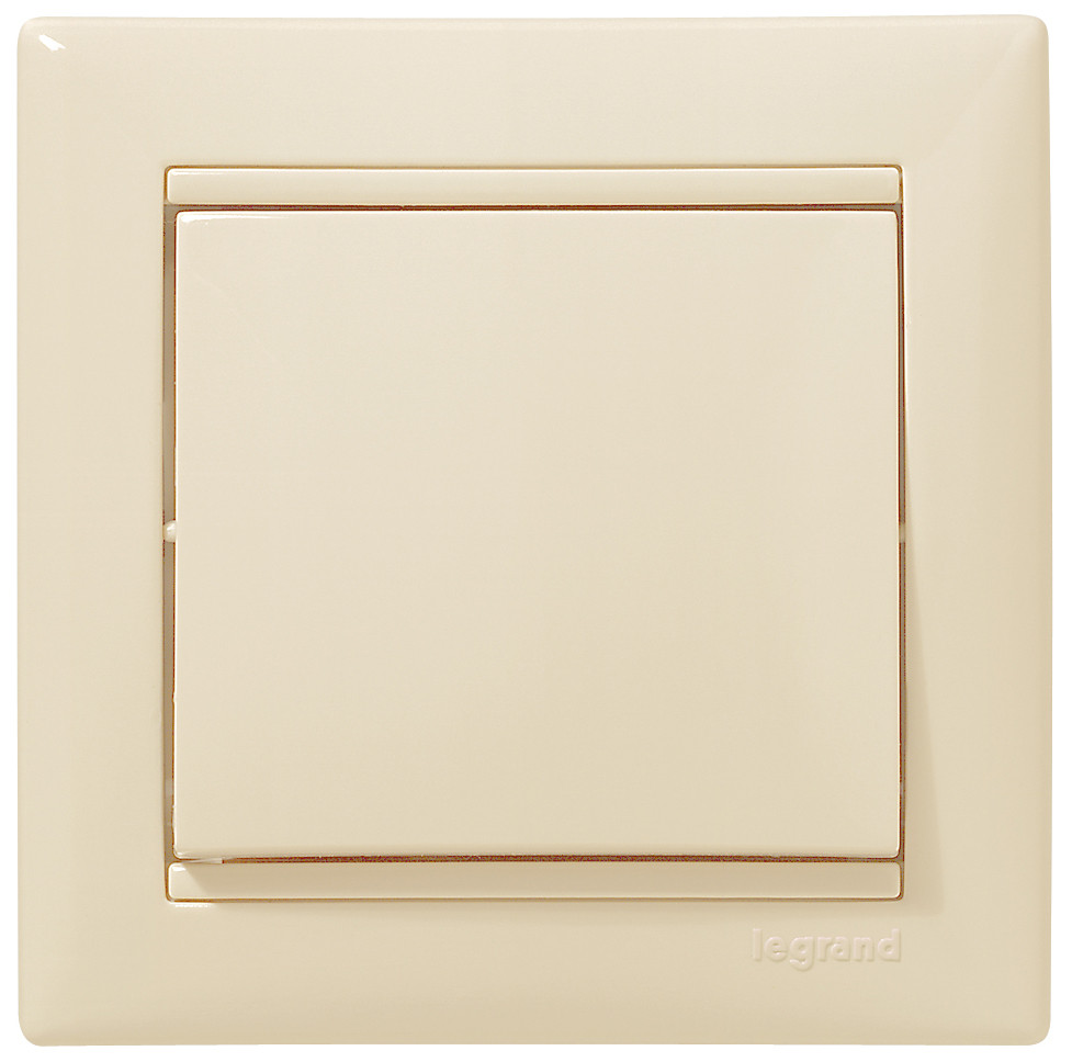 Выключатель одноклавишный, в рамку, слоновая кость (Legrand/Daccord) 774301