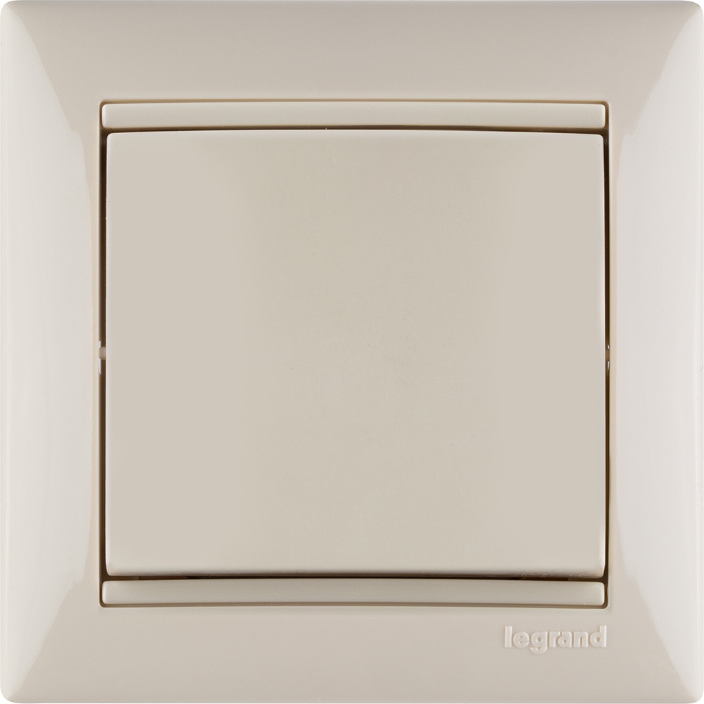 VALENA Переключатель одноклавишный в рамку слоновая кость (Legrand/Daccord) 774306