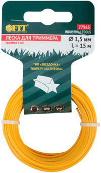 Леска для садовых триммеров ''Звездочка'' 1.5 мм х 15 м (FIT РОС) 77965