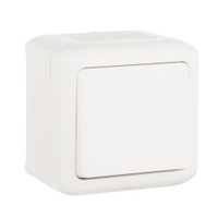 Quteo Кнопка 1 клавиша IP44 наружный белая 6А (Legrand/Daccord) 782305